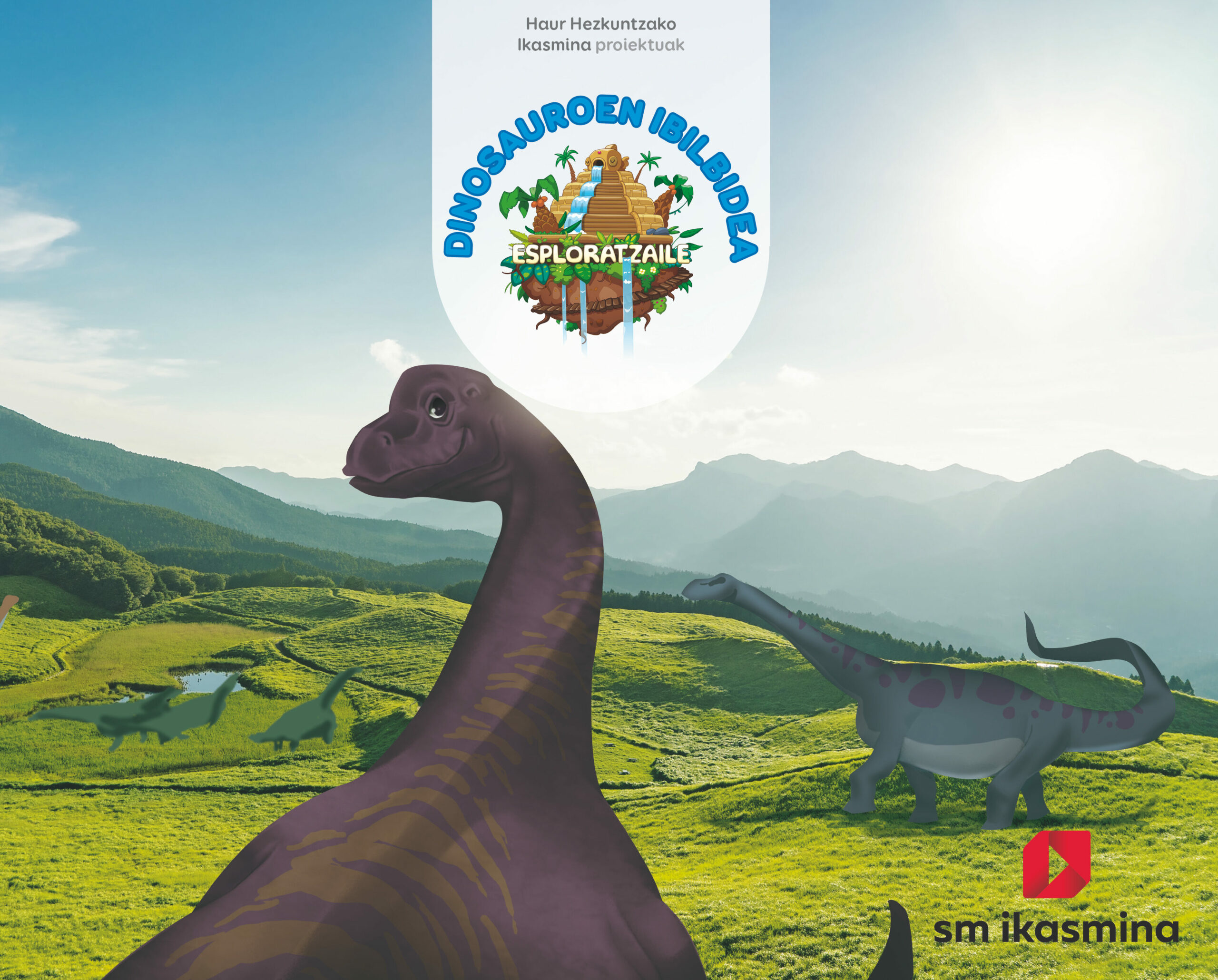 Portada del Libro La Ruta Dinosauri Infantil 4 Años Nivel 2 Proyecto Explora Ed 2020 Eus de Vv.Aa. - 9788498557732