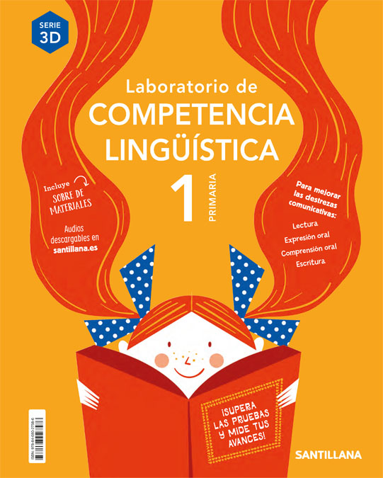 Portada del Libro Laboratorio De Competencia Lingüistica 1º Primaria Serie 3D de Vv.Aa. - 9788468027586
