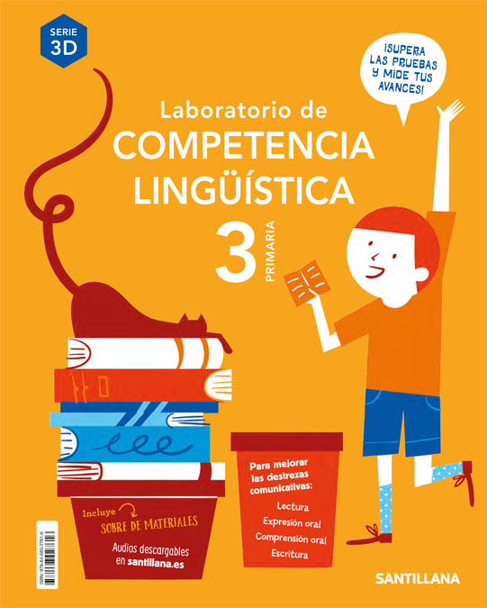 Portada del Libro Laboratorio De Competencia Lingüística 3º Primaria Serie 3D de Vv.Aa. - 9788468027616