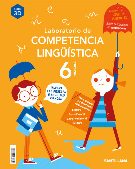 Portada del Libro Laboratorio De Competencia Linguistica 6º Primaria Serie 3D de Vv.Aa. - 9788468027609