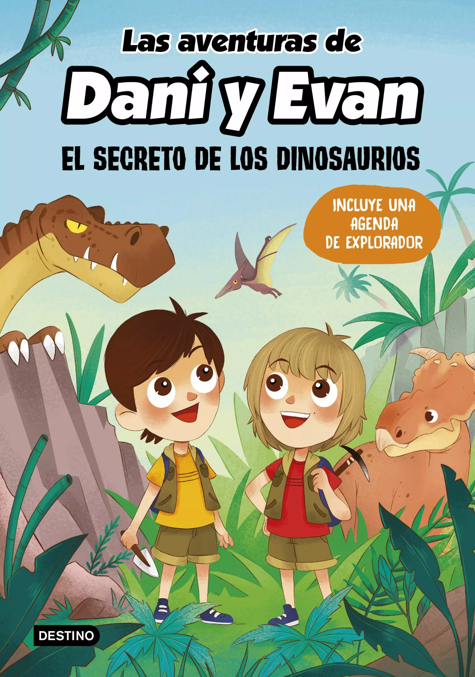 Portada del Libro Las Aventuras De Dani Y Evan 1: El Secreto De Los Dinosaurios de Vv.Aa. - 9788408221920
