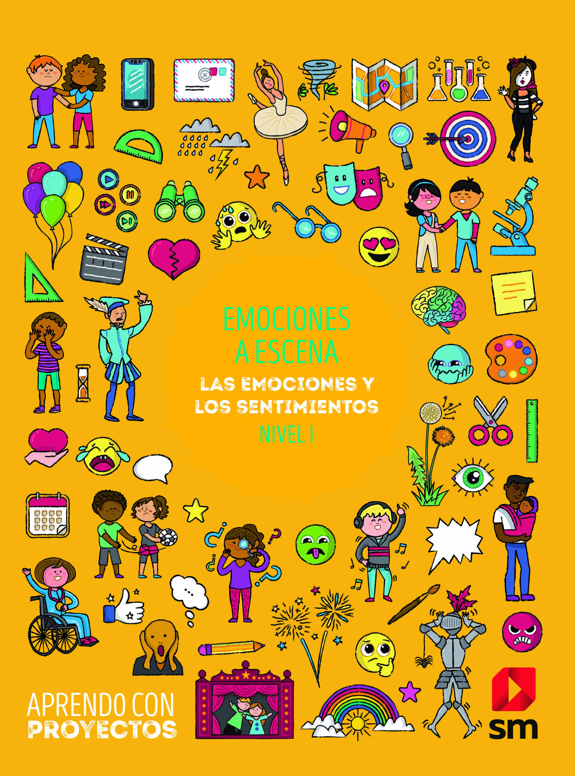 Portada del Libro Las Emociones A Escenas 1º Educacion Primaria Aprendo Con Proyectos Ed de Vv.Aa. - 9788413183725