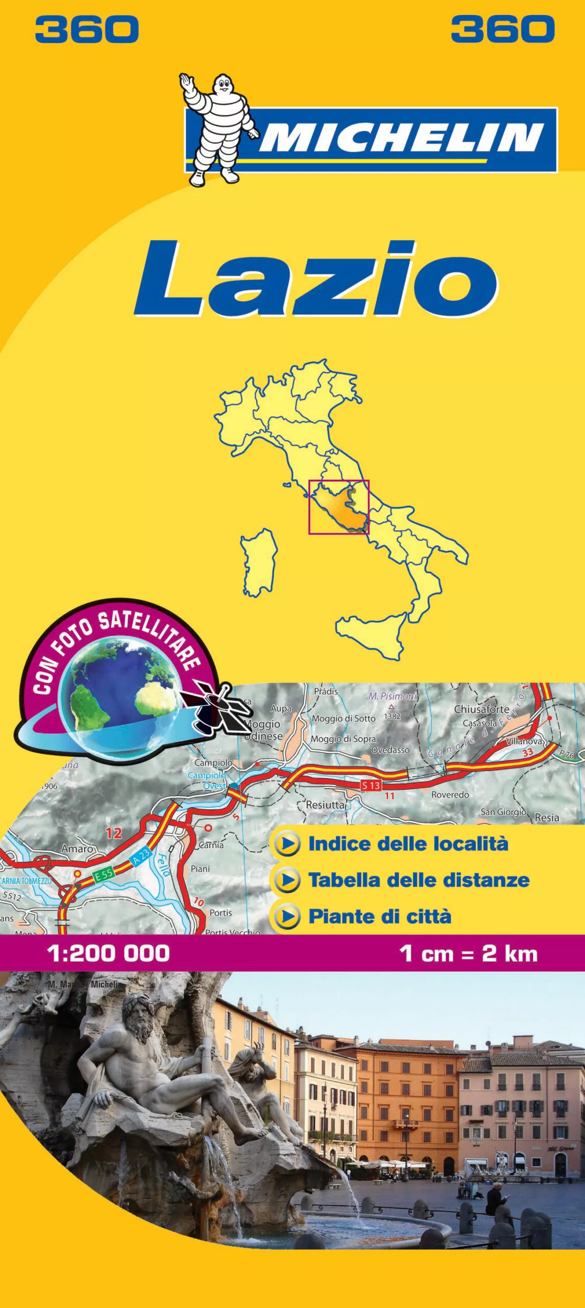 Portada del Libro Lazio (Mapas Local Michelin Ref. 360) de Vv.Aa. - 9782067126695