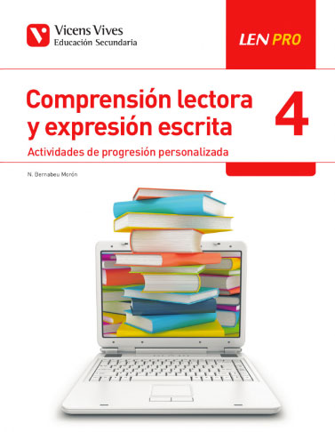 Portada del Libro Len Pro. Comprensión Lectora 4º Eso. Actividades De Progresión Persona de Vv.Aa. - 9788468243184
