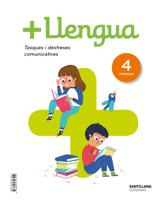 Portada del Libro Lengua+ 4º Primaria Tasques I Destreses Comunicatives Serie Practica de Vv.Aa. - 9788491316510