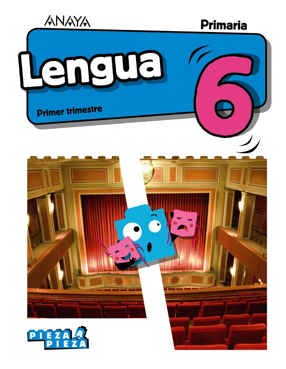 Portada del Libro Lengua 6º Educacion Primaria Pieza A Pieza Aragon / Canarias / Cantabr de Vv.Aa. - 9788469844823