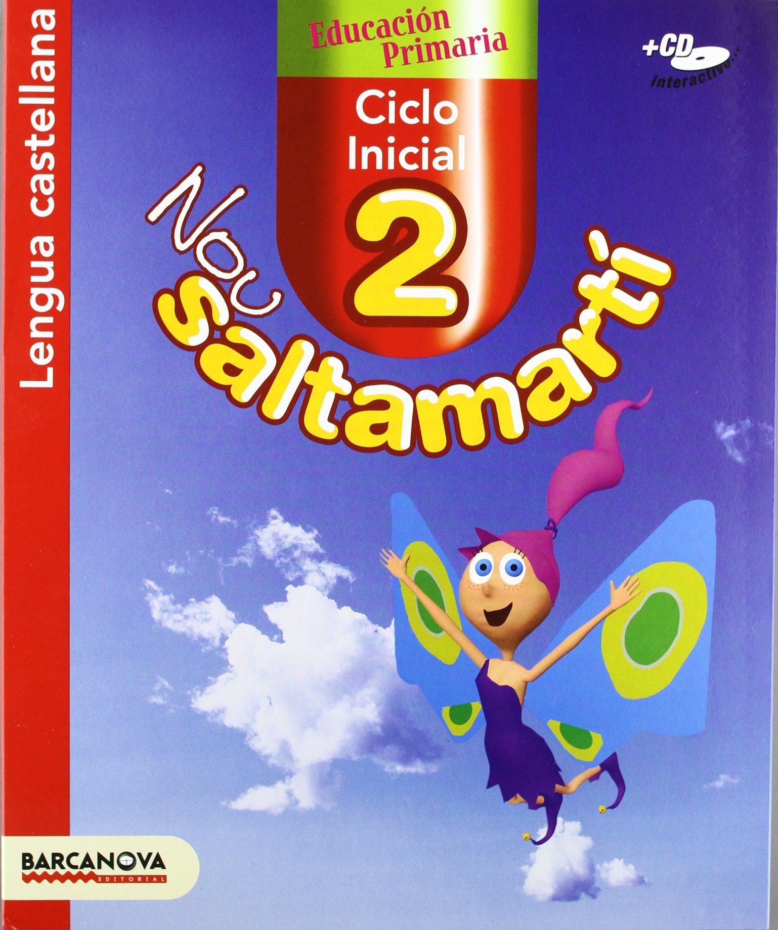 Portada del Libro Lengua Castellana 2 Primaria C.I.1 Nou Saltamarti de Vv.Aa. - 9788448920005