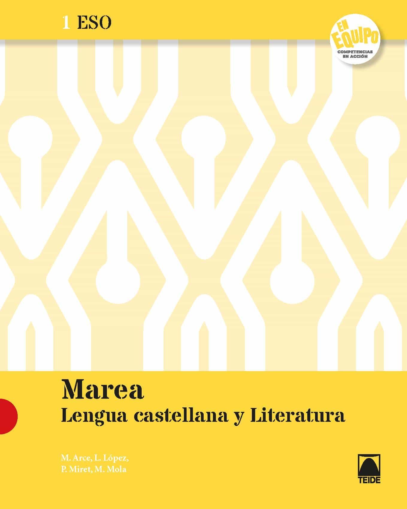 Portada del Libro Lengua Literatura 1º Eso Ed 2020 Marea de Vv.Aa. - 9788430770274