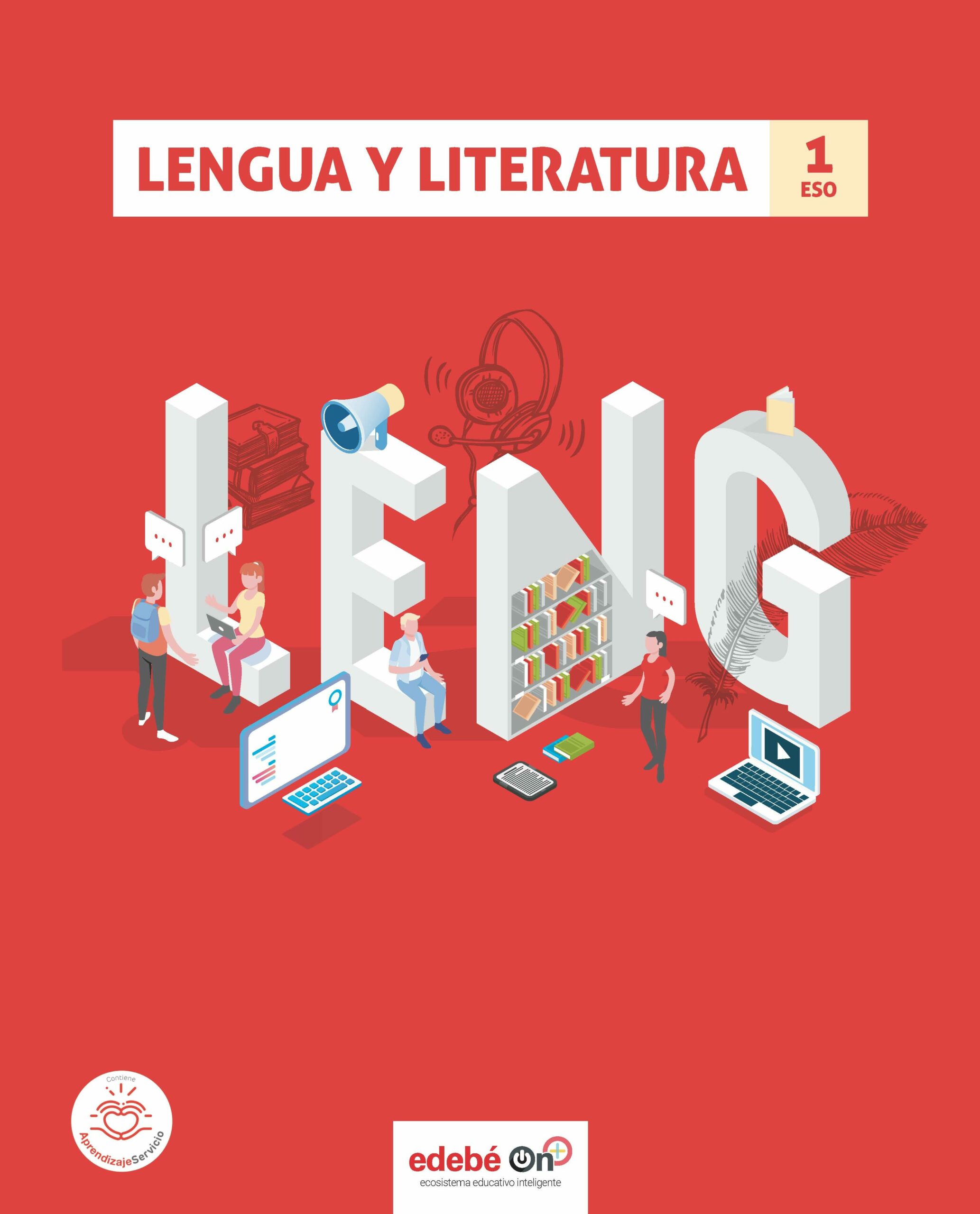 Portada del Libro Lengua Y Literatura 1º Eso de Vv.Aa. - 9788468347301
