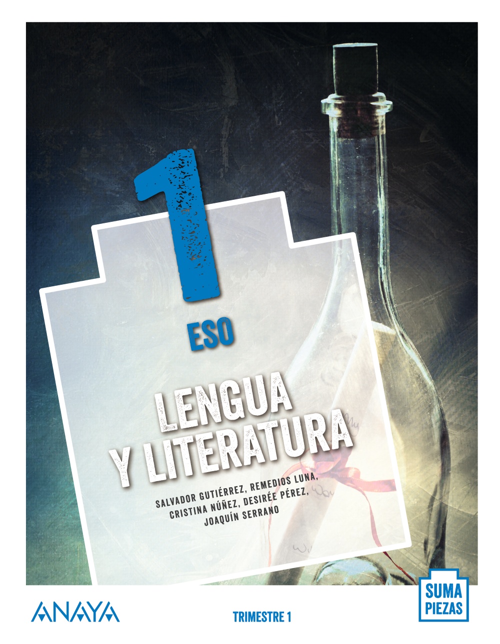 Portada del Libro Lengua Y Literatura 1º Eso. Suma Piezas Aragón / Asturias / Cantabria de Vv.Aa. - 9788469861349