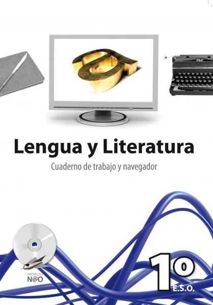 Portada del Libro Lengua Y Literatura. 1 Eso Cuaderno De Trabajo Y Navegador de Vv.Aa. - 9788493590635