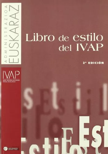 Portada del Libro Libro De Estilo Del Ivap (2ª Ed.) de Vv.Aa. - 9788477772910