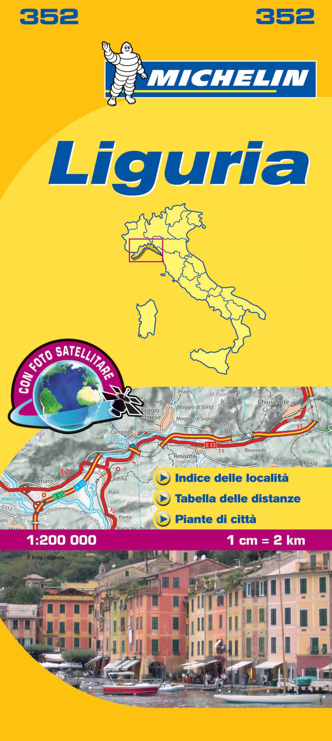 Portada del Libro Liguria (Mapas Local Michelin Ref. 352) de Vv.Aa. - 9782067126602