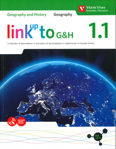 Portada del Libro Link Up To G&H 1 Geography And History. Book 1.1 & 1.2 1º Eso Ed 2020 de Vv.Aa. - 9788468202907