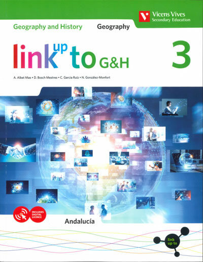 Portada del Libro Link Up To G&H 3º Eso Geography-History (Andalucía) de Vv.Aa. - 9788468262352