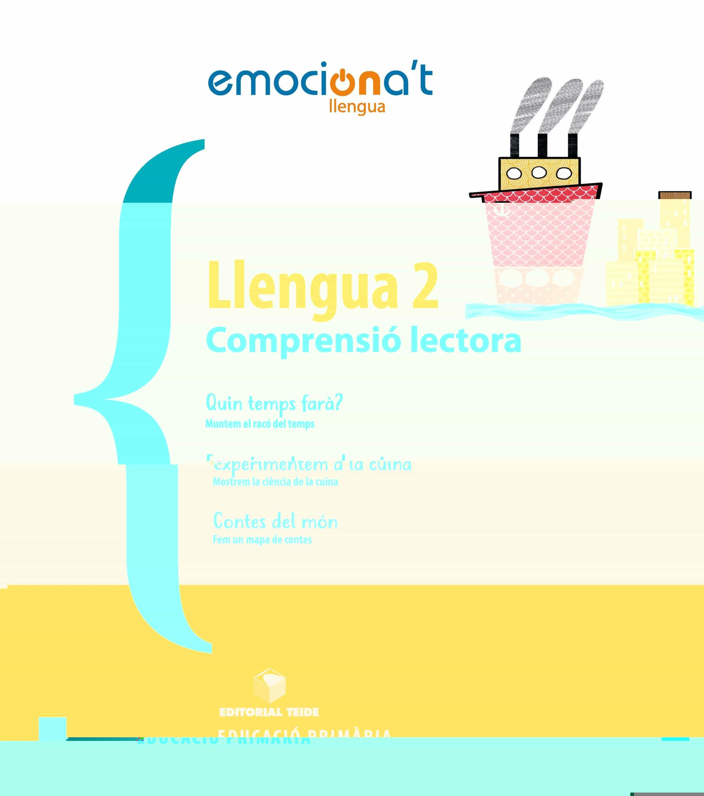 Portada del Libro Llengua 2º Educacion Primaria Comprensio Lectora Cataluña Ed 2020 Emo de Vv.Aa. - 9788430738069