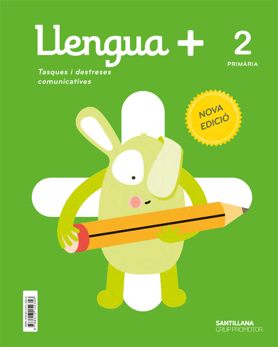 Portada del Libro Llengua+ 2º Primaria Tasques I Destreses Comunicatives de Vv.Aa. - 9788413152356