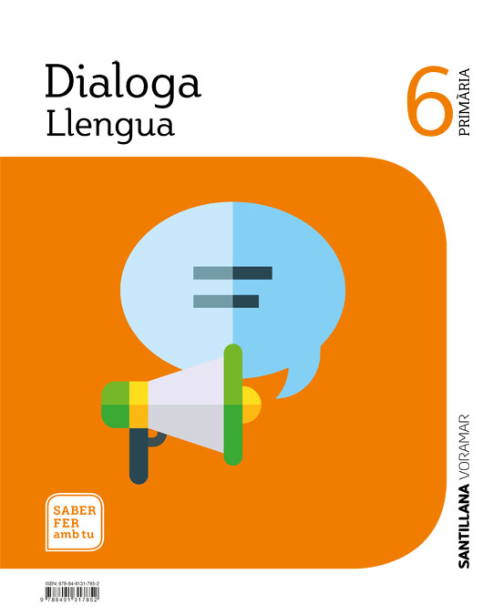 Portada del Libro Llengua 6º Primaria Dialoga Saber Fer Amb Tu de Vv.Aa. - 9788491317852