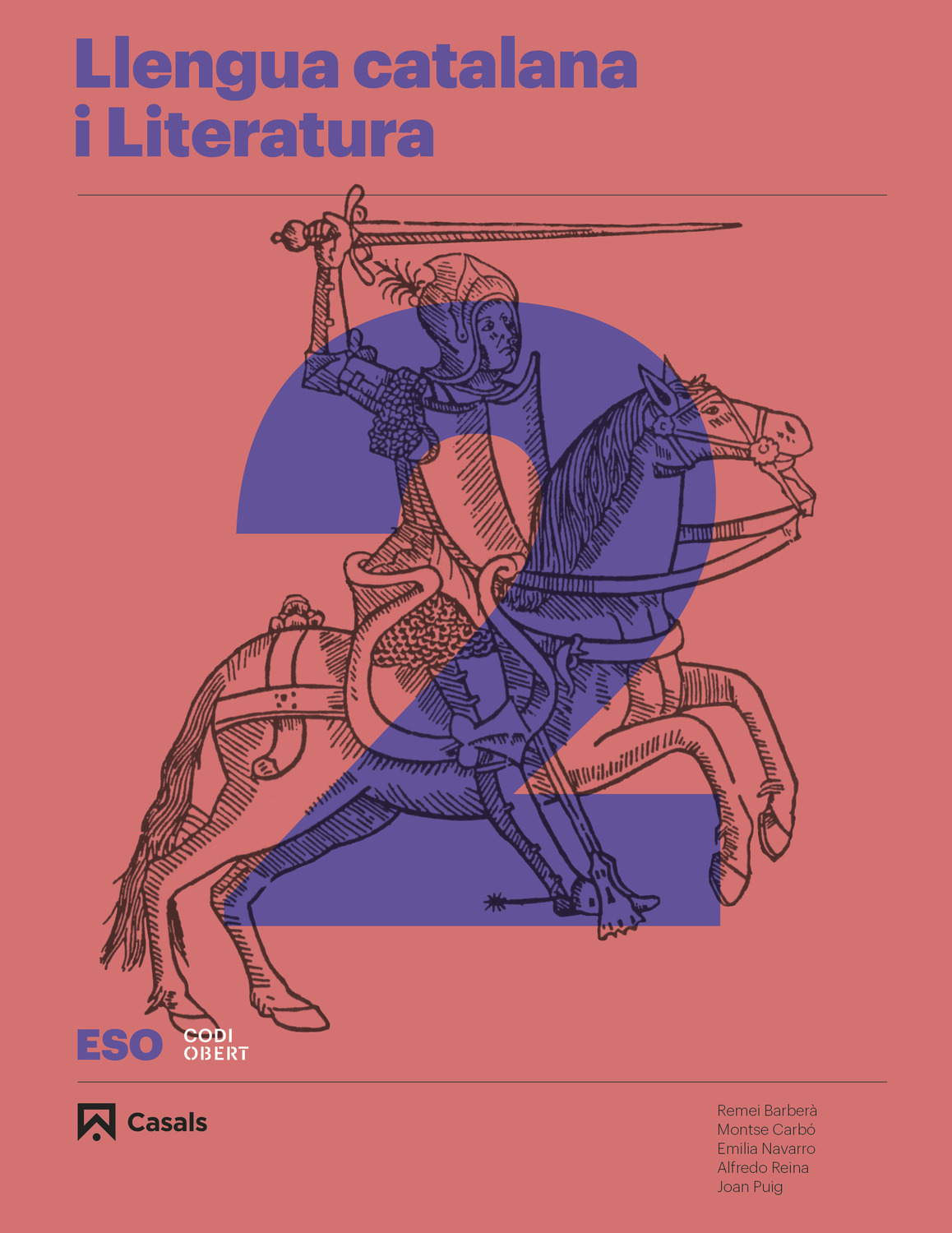 Portada del Libro Llengua Catalana I Literatura 2º Eso. Proyecto Código Abierto Cataluña de Vv.Aa. - 9788421866627