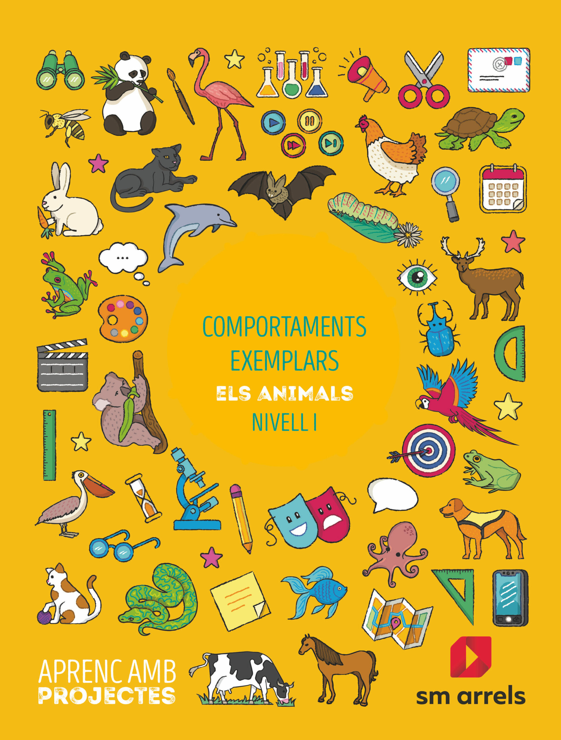 Portada del Libro Los Animales 1º Educacion Primaria Aprendo Con Proyectos Ed 2020 Valen de Vv.Aa. - 9788413184111