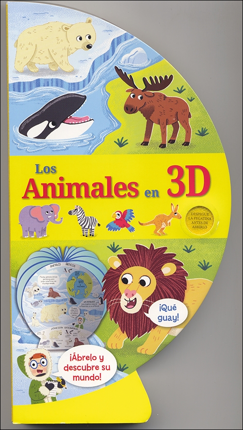 Portada del Libro Los Animales En 3D de Vv.Aa. - 9788428557641