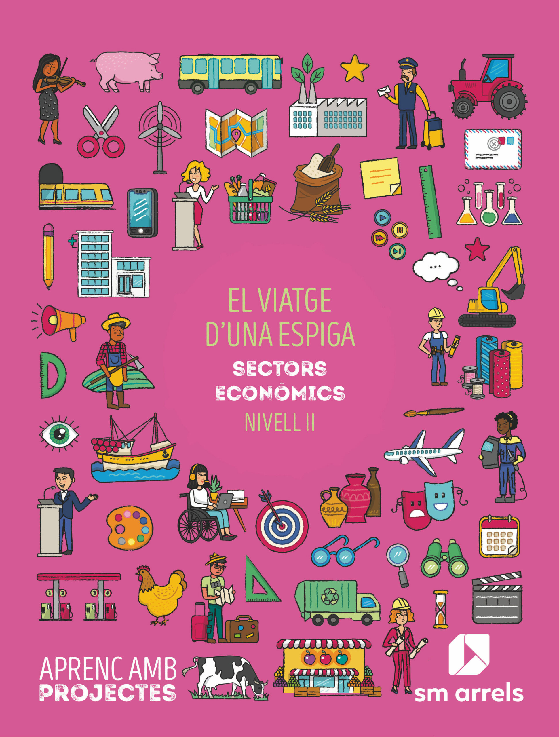 Portada del Libro Los Sectores Económicos 3º Educacion Primaria Aprendo Con Proyectos Ed de Vv.Aa. - 9788413184081
