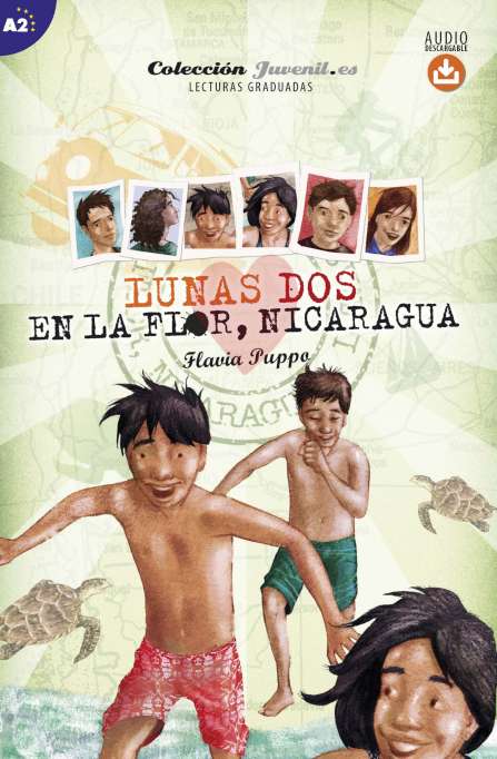 Portada del Libro Lunas 2 La Flor Nicara + Audio Descargable de Vv.Aa. - 9788497788847