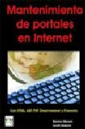 Portada del Libro Mantenimiento De Portales En Internet de Vv.Aa. - 9788496097971