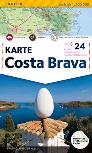 Portada del Libro Mapa Costa Brava Aleman de Vv.Aa. - 9788484781554