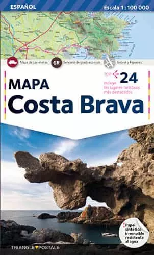 Portada del Libro Mapa Costa Brava (Castellano) de Vv.Aa. - 9788484781523