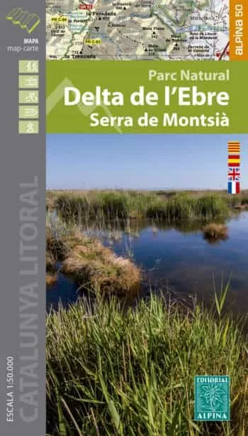 Portada del Libro Mapa Delta De L Ebre - Serra De Montsia (1:50000) de Vv.Aa. - 9788480908054