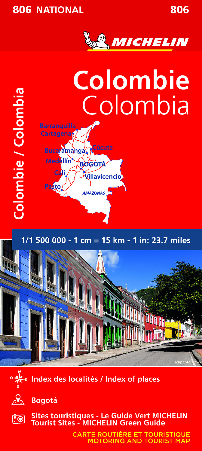 Portada del Libro Mapa National Colombia 2020 (Ing) de Vv.Aa. - 9782067242609