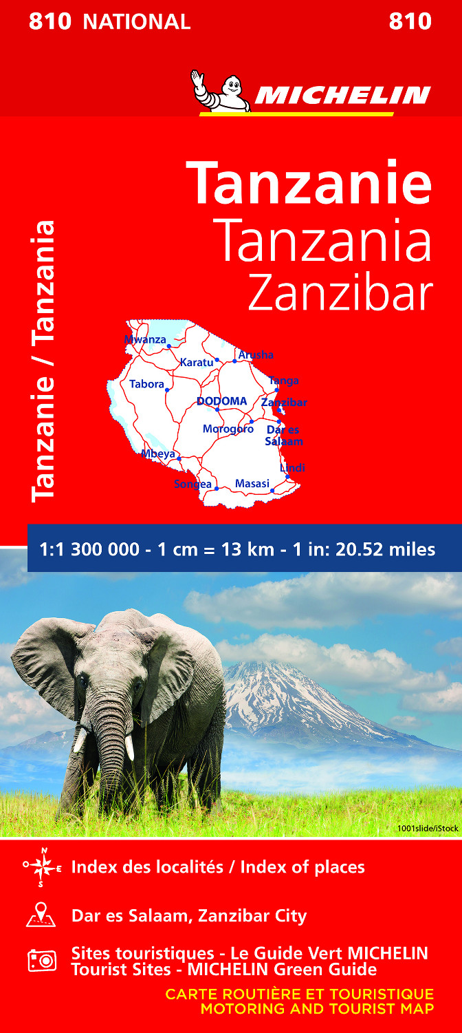 Portada del Libro Mapa National Tanzania-Zanzibar 2020 (Ing) de Vv.Aa. - 9782067242586