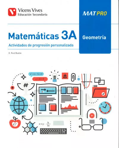 Portada del Libro Mat Pro 3º Educacion Secundaria A Geometria de Vv.Aa. - 9788468263960