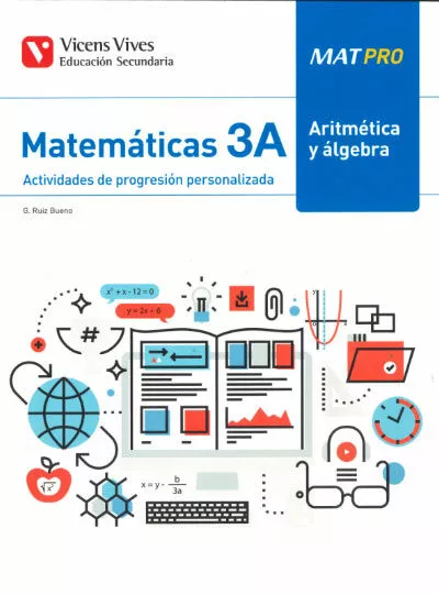 Portada del Libro Mat Pro 3º Eso A. Matemáticas. Aritmética Y Álgebra de Vv.Aa. - 9788468263953