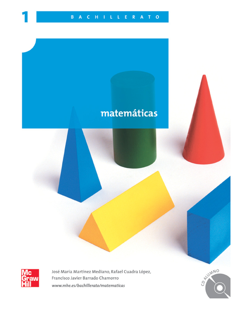 Portada del Libro Matematicas (1º Bachillerato) de Vv.Aa. - 9788448150099