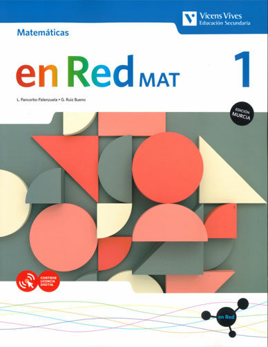 Portada del Libro Matematicas 1º Eso En Red Murcia de Vv.Aa. - 9788468273372