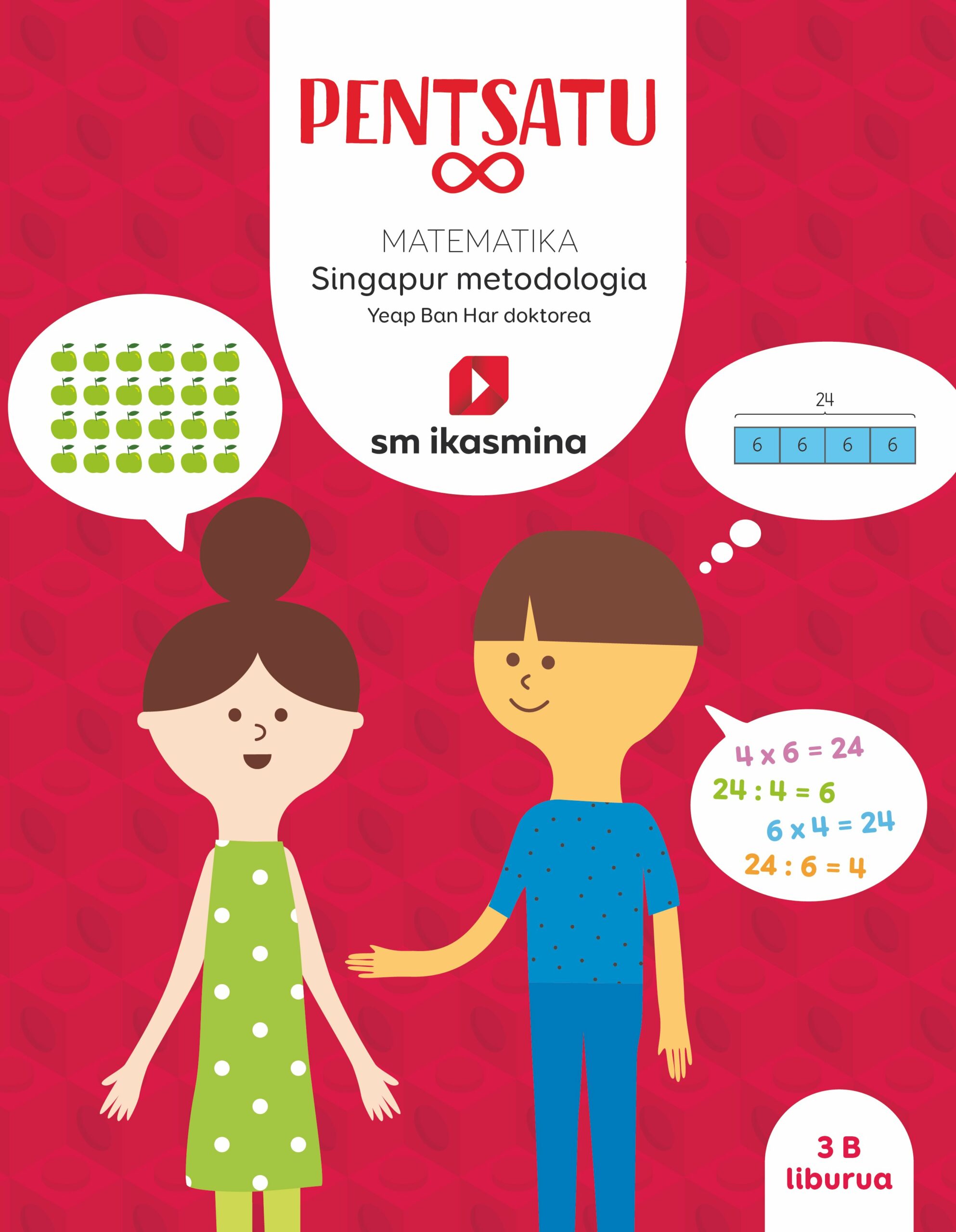 Portada del Libro Matemáticas 3º Educacion Primaria Piensa Infinito Ed 2019 Pais Vasco de Vv.Aa. - 9788498558081