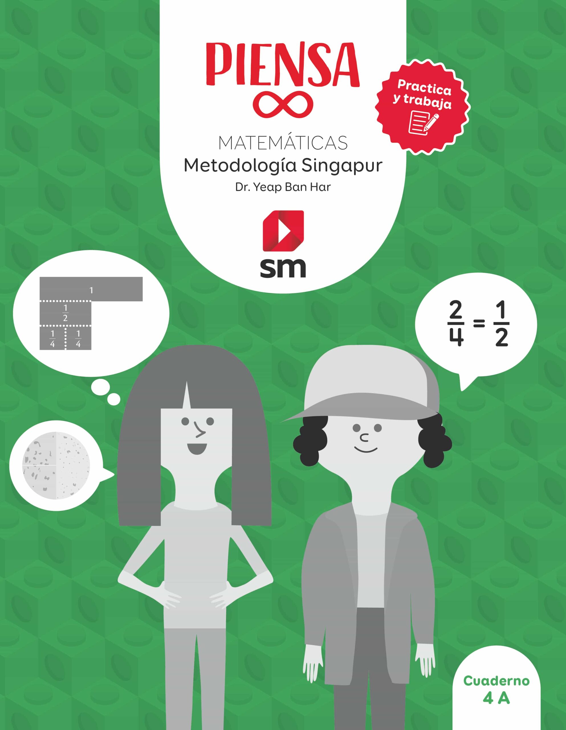 Portada del Libro Matematicas 4º Educacion Primaria Cuaderno Piensa Infinito Ed 2020 de Vv.Aa. - 9788413187969