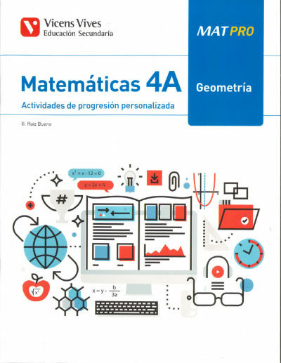 Portada del Libro Matematicas 4º Eso A Geometria Cuaderno de Vv.Aa. - 9788468227665