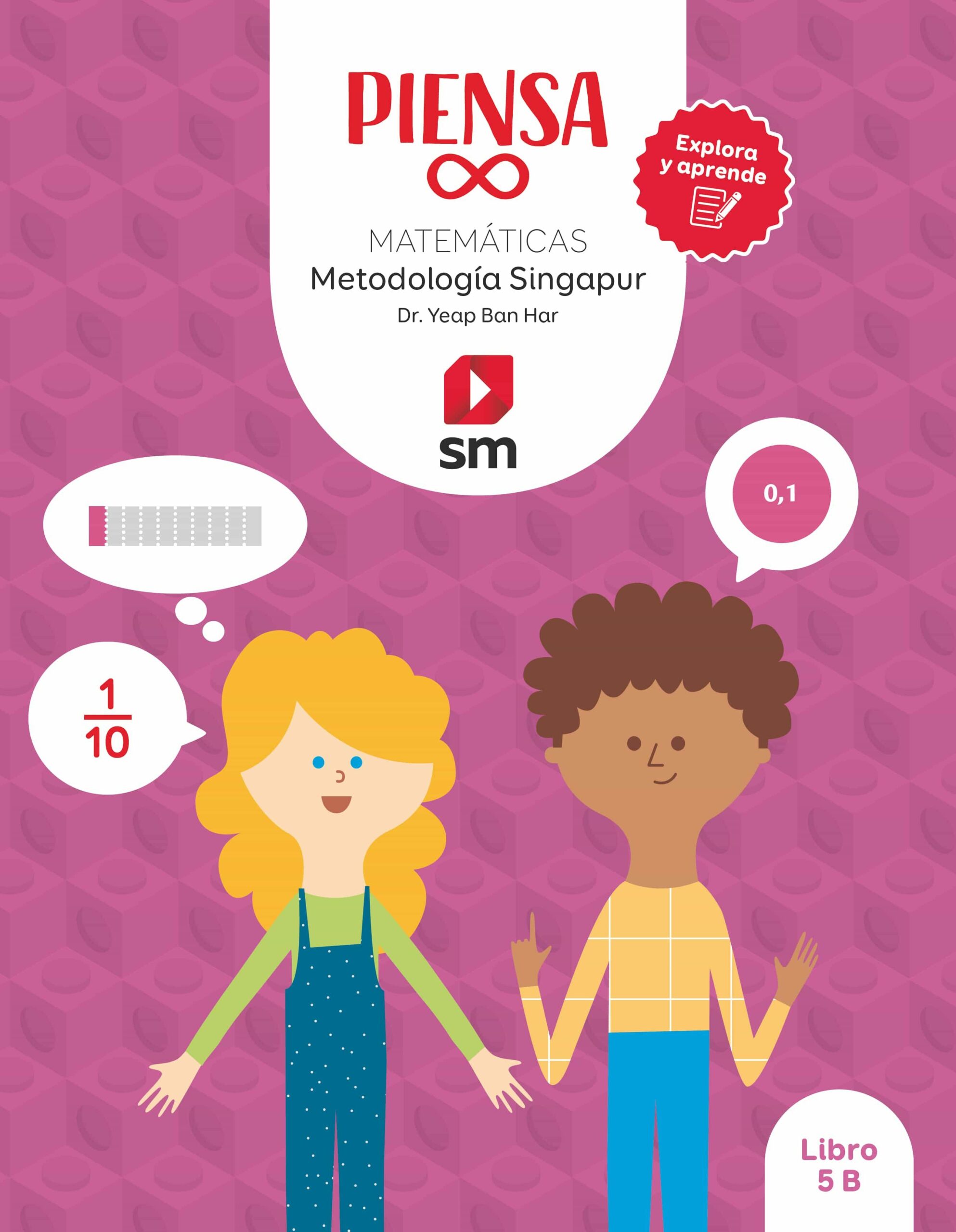Portada del Libro Matematicas 5º Educacion Primaria Libro Piensa Infinito Ed 2020 de Vv.Aa. - 9788413187976