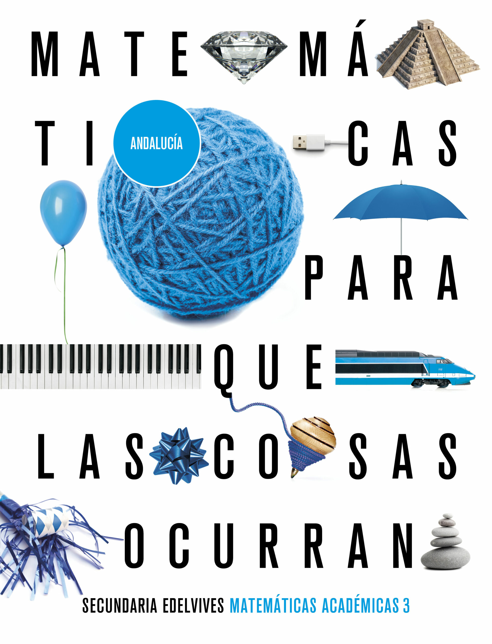 Portada del Libro Matemáticas Académicas 3º Eso 2020 Andalucia de Vv.Aa. - 9788414026397