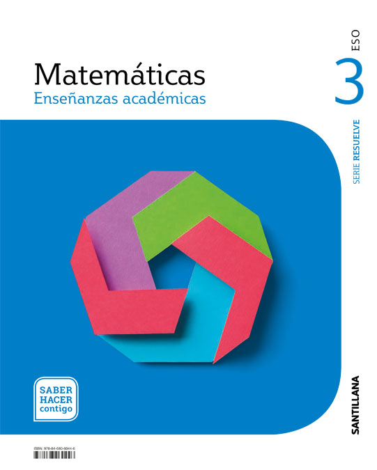 Portada del Libro Matematicas Academicas 3º Eso Saber Hacer Contigo de Vv.Aa. - 9788468060446