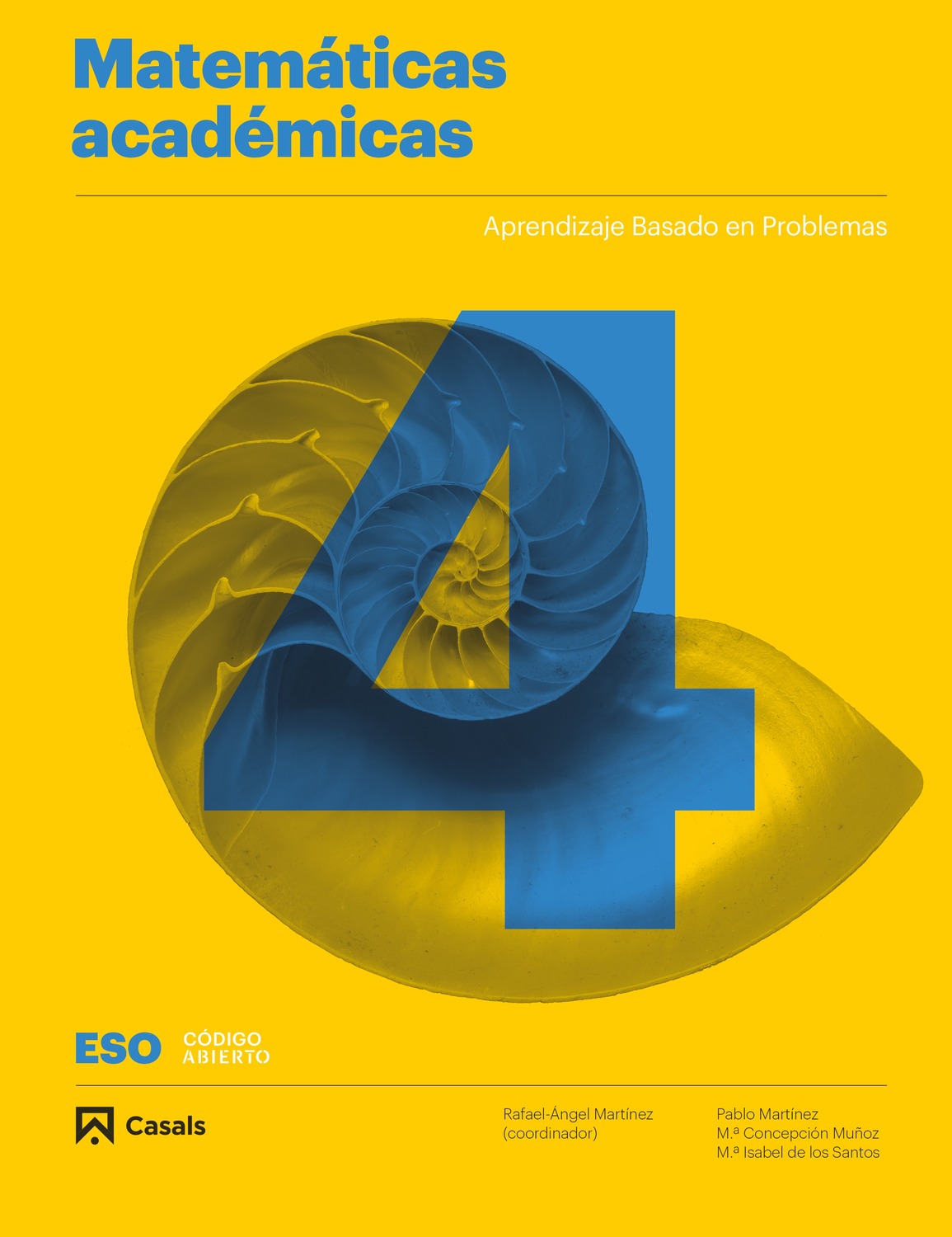 Portada del Libro Matemáticas Académicas 4º Eso Proyecto Código Abierto de Vv.Aa. - 9788421866337
