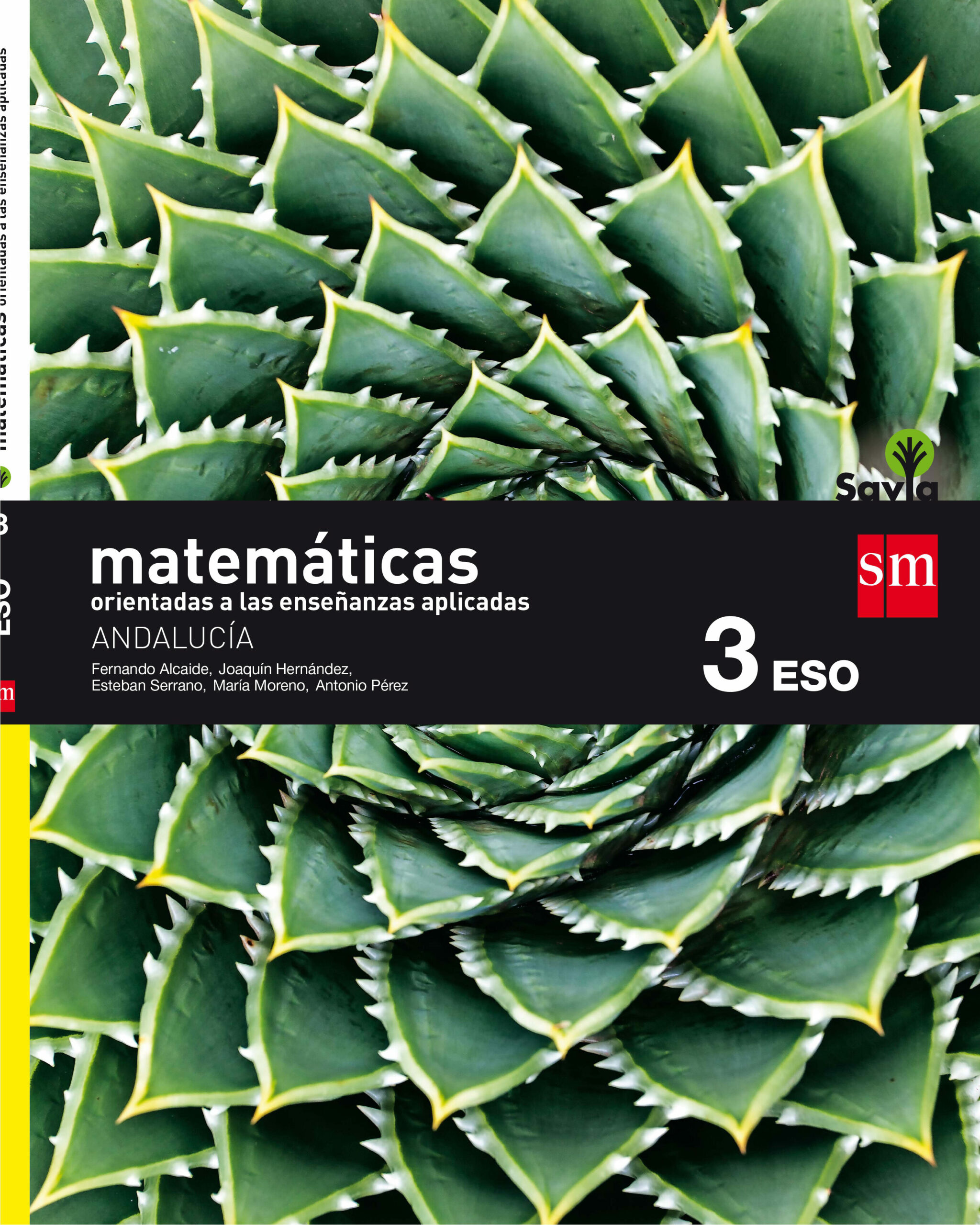 Portada del Libro Matemáticas Aplicadas 3º Eso Ed 2020 Andalucia-Savia de Vv.Aa. - 9788413184326