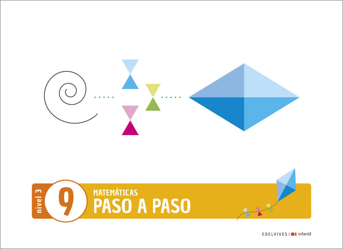 Portada del Libro Matematicas Nivel 3 Cuaderno 9 Proyecto Paso A Paso (2020) de Vv.Aa. - 9788414028377