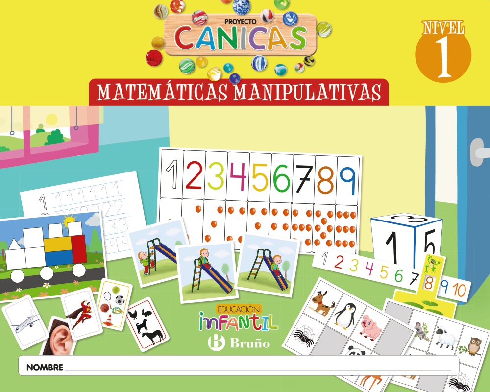 Portada del Libro Matemáticas Proyecto Canicas (3 Años) Andalucía / Aragón / Asturias / de Vv.Aa. - 9788469619278