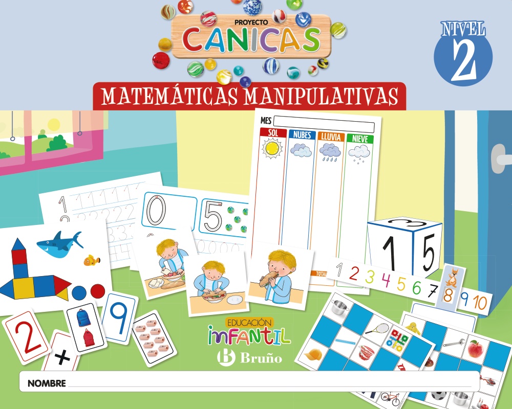 Portada del Libro Matemáticas Proyecto Canicas (4 Años) Andalucía / Aragón / Asturias / de Vv.Aa. - 9788469619292