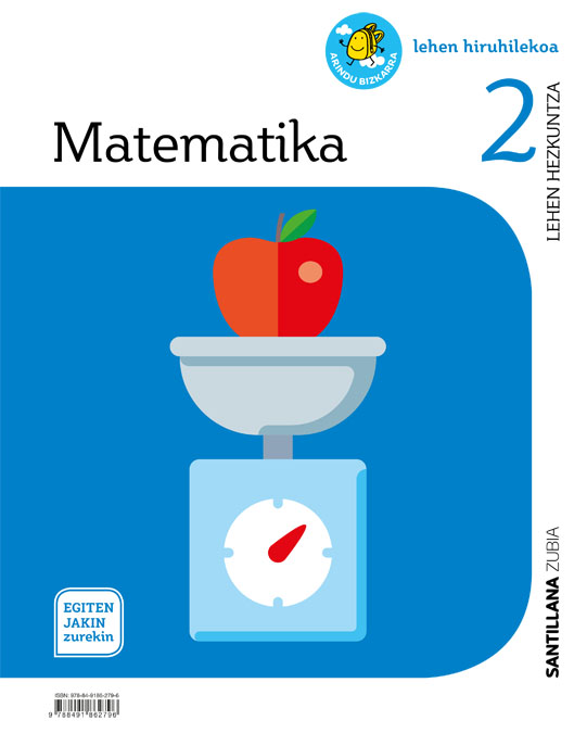 Portada del Libro Matematika 2º Primaria Mochila Saber Hacer Contigo de Vv.Aa. - 9788491862796
