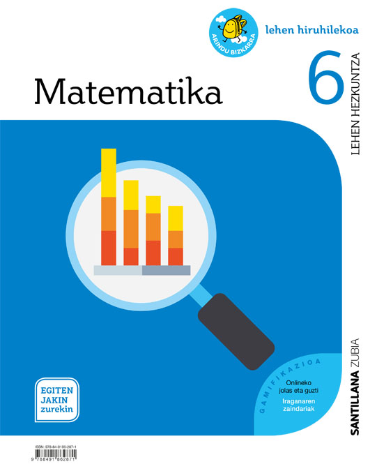 Portada del Libro Matematika 6º Primaria Saber Hacer Contigo de Vv.Aa. - 9788491862871